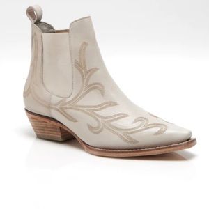 Free People Wayward Western Boot in Bone